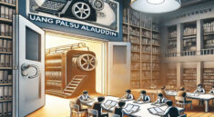 Uang Palsu Alauddin Mesin Cetak di Perpustakaan Universitas