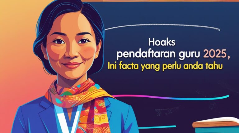 Hoaks Pendaftaran Guru 2025, Ini Fakta yang Perlu Anda Tahu