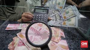 Rupiah Tipis Melemah ke Rp16.327 Per Dolar AS