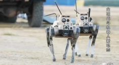 China Pamerkan Robot Tempur “Serigala” dalam Latihan Militer Bersama Pasukan Infanteri