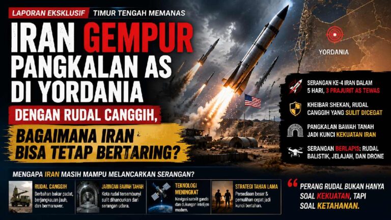 Iran Gempur Pangkalan AS di Yordania, Rahasia Kekuatan Rudalnya Mulai Terungkap