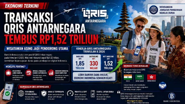 Transaksi QRIS Antarnegara Tembus Rp1,52 Triliun, Wisatawan Asing Dorong Pertumbuhan