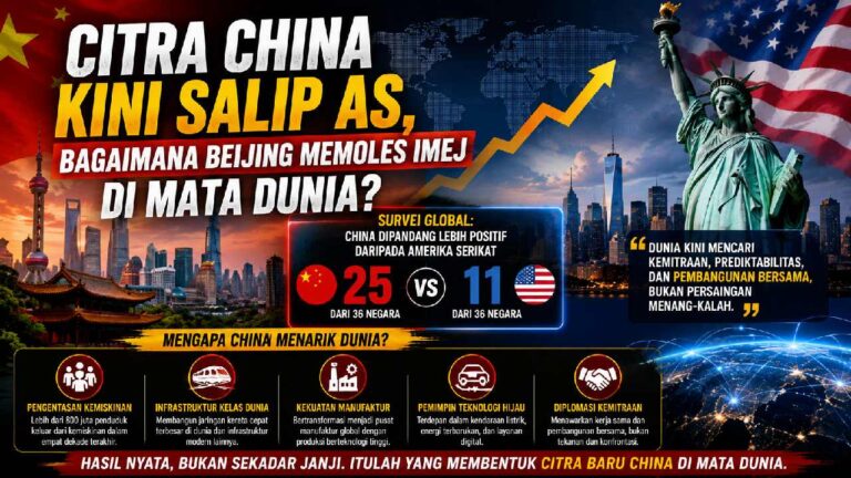 Citra China Salip AS, Beijing Mengubah Cara Dunia Melihatnya