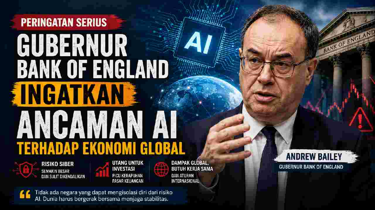 Gubernur Bank of England Peringatkan Ancaman AI bagi Ekonomi Global