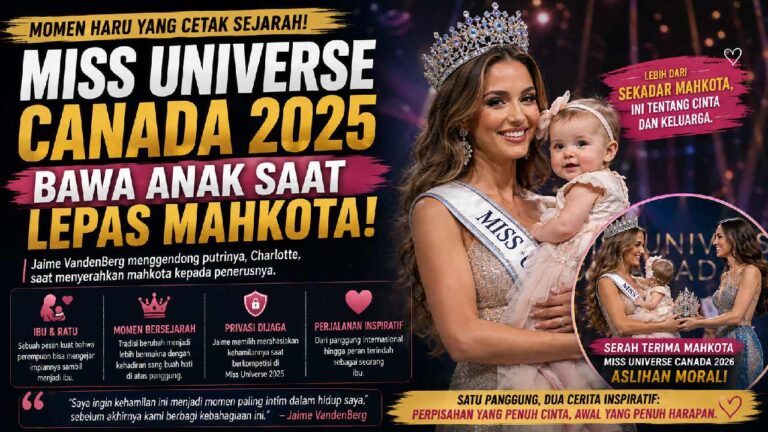 Miss Universe Canada 2025 Bawa Sang Putri Saat Lepas Mahkota