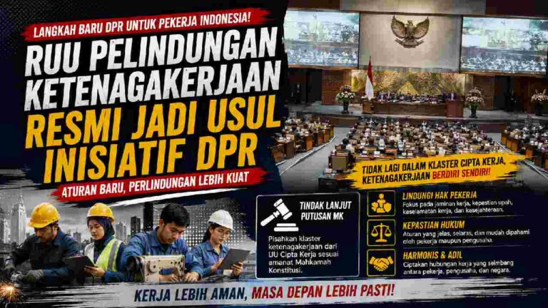 RUU Pelindungan Ketenagakerjaan Jadi Inisiatif DPR, Babak Baru Aturan Pekerja
