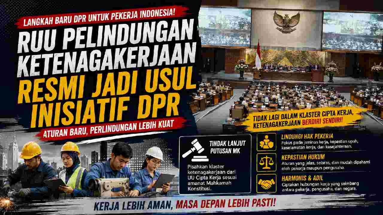 RUU Pelindungan Ketenagakerjaan Jadi Inisiatif DPR, Babak Baru Aturan Pekerja