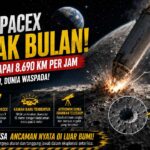 Roket SpaceX Tabrak Bulan dengan Kecepatan 8.690 Km/Jam, Soroti Ancaman Sampah Antariksa