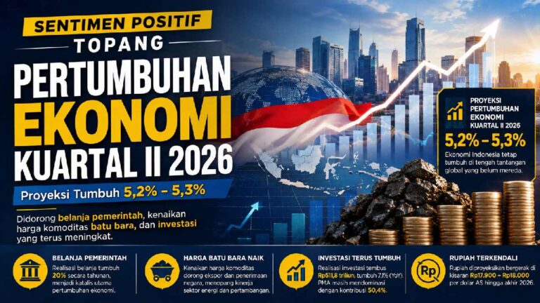 Sentimen Positif Topang Pertumbuhan Ekonomi Indonesia Kuartal II 2026, Optimisme Tetap Terjaga