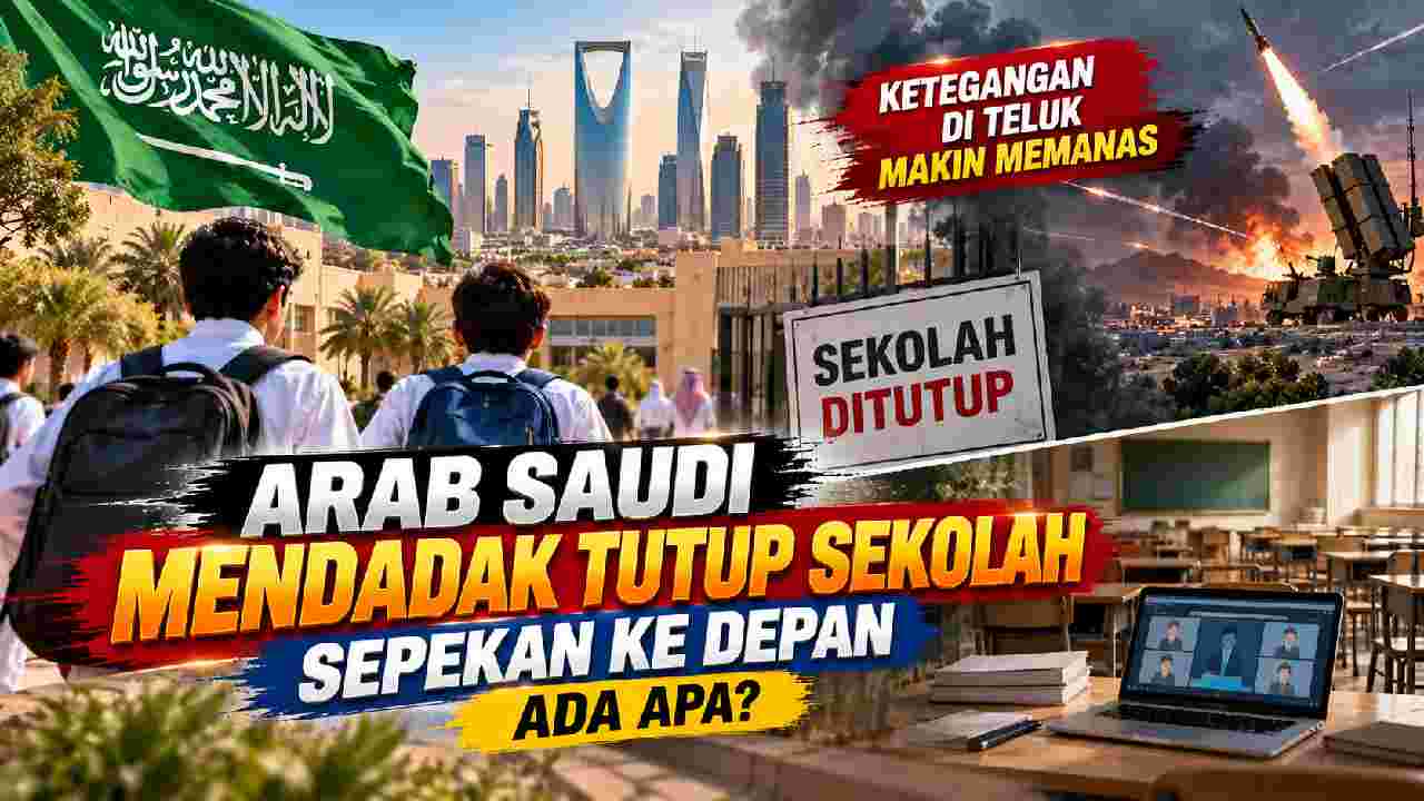 Arab Saudi Mendadak Tutup Sekolah Sepekan, Ketegangan Teluk Jadi Sorotan