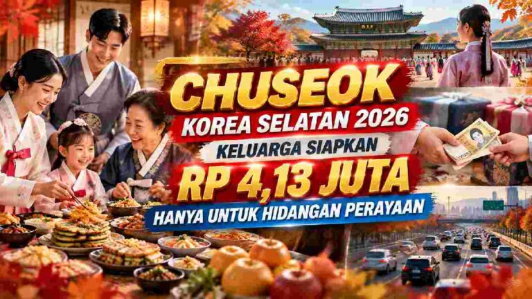 Chuseok Korea Selatan 2026, Keluarga Siapkan Rp4,13 Juta untuk Hidangan Perayaan