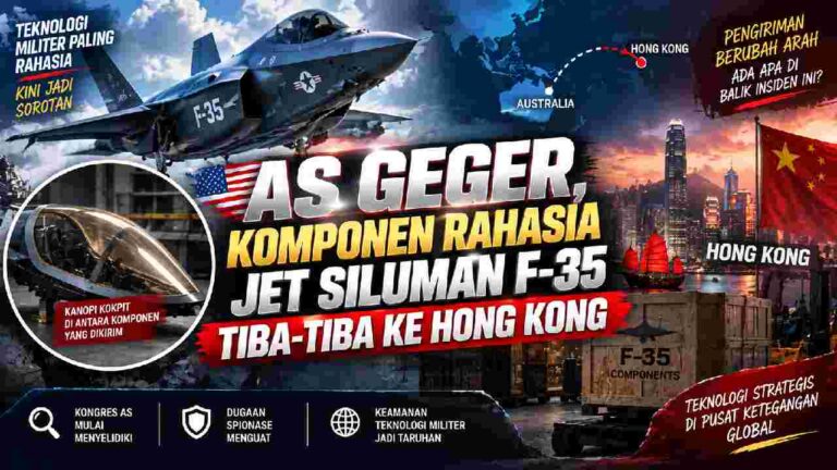 Komponen Sensitif F-35 Dialihkan ke Hong Kong, Kongres AS Mulai Menyelidiki