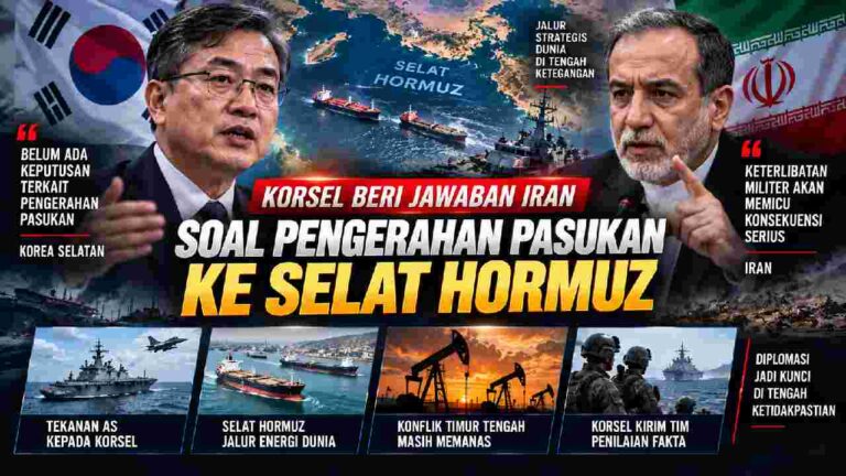 Korsel Belum Putuskan Kirim Pasukan ke Selat Hormuz, Iran Beri Peringatan