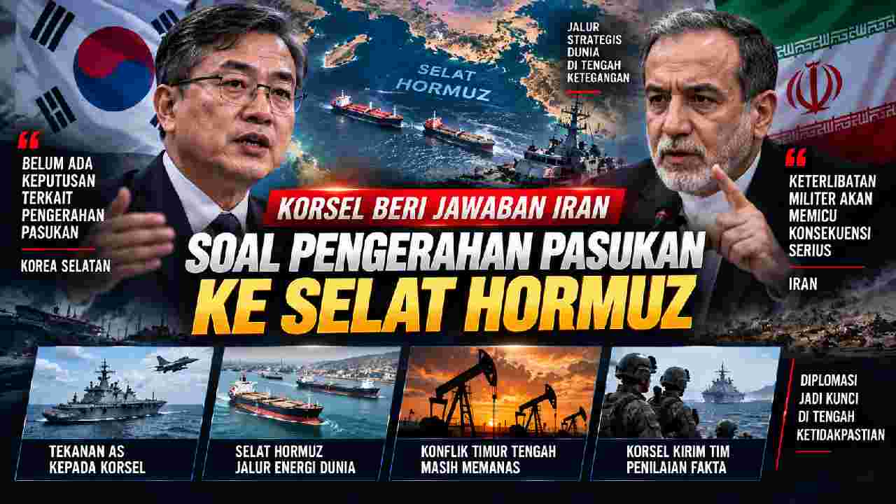 Korsel Belum Putuskan Kirim Pasukan ke Selat Hormuz, Iran Beri Peringatan