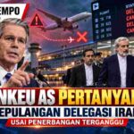 Menkeu AS Pertanyakan Kepulangan Delegasi Iran Usai Penerbangan Terganggu