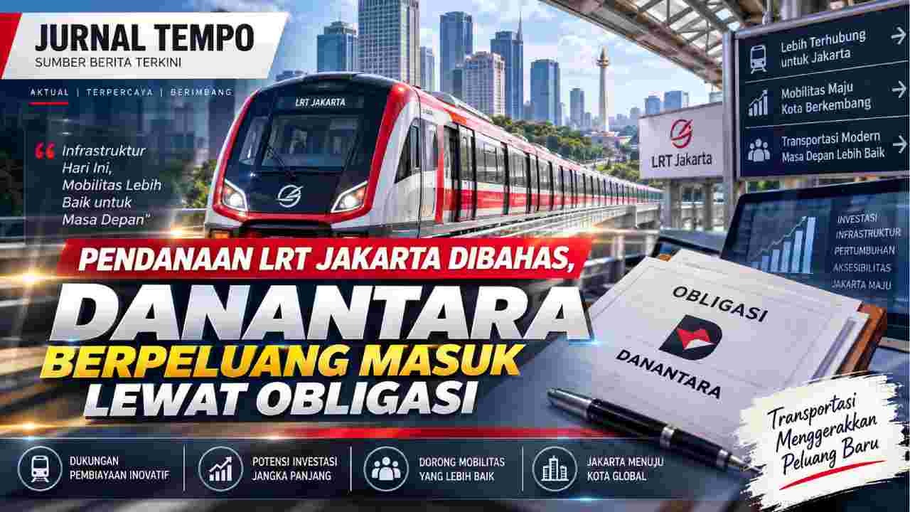 Pendanaan LRT Jakarta Dibahas, Danantara Berpeluang Masuk Lewat Obligasi