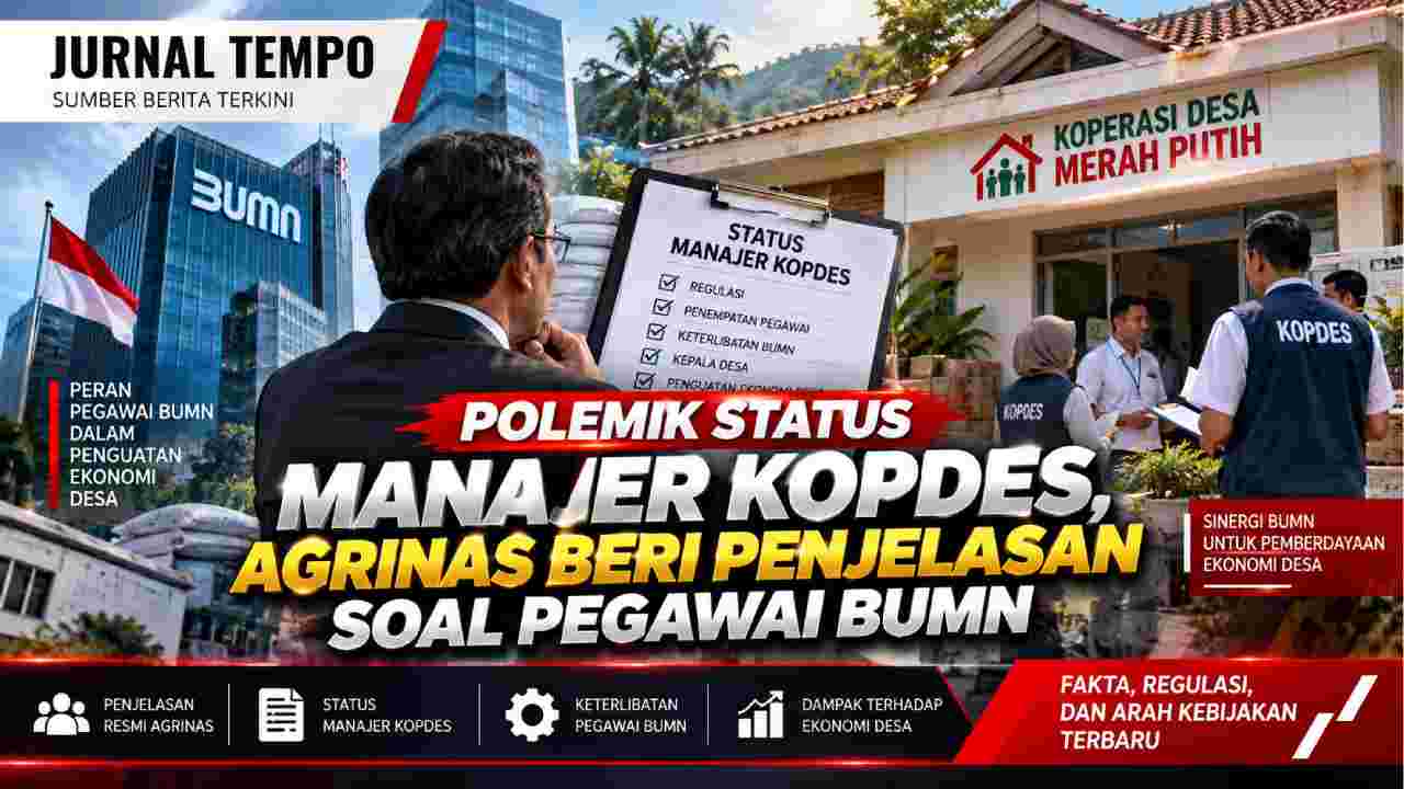 Polemik Status Manajer Kopdes, Agrinas Beri Penjelasan soal Pegawai BUMN
