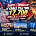 Rupiah Nyaris Sentuh Rp17.700, Konflik Asia Barat Tekan Pasar