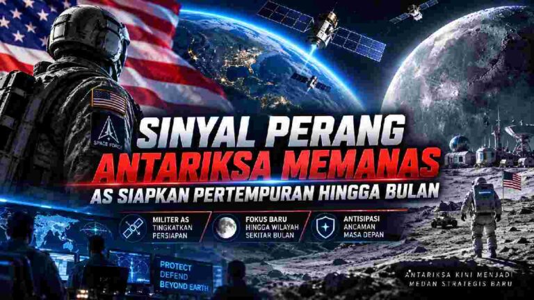 Sinyal Perang Antariksa Menguat, AS Bersiap Hadapi Konflik hingga Bulan