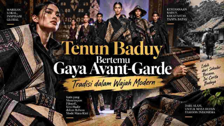 Tenun Baduy Bertemu Avant-Garde dalam Koleksi Lungsara KMK