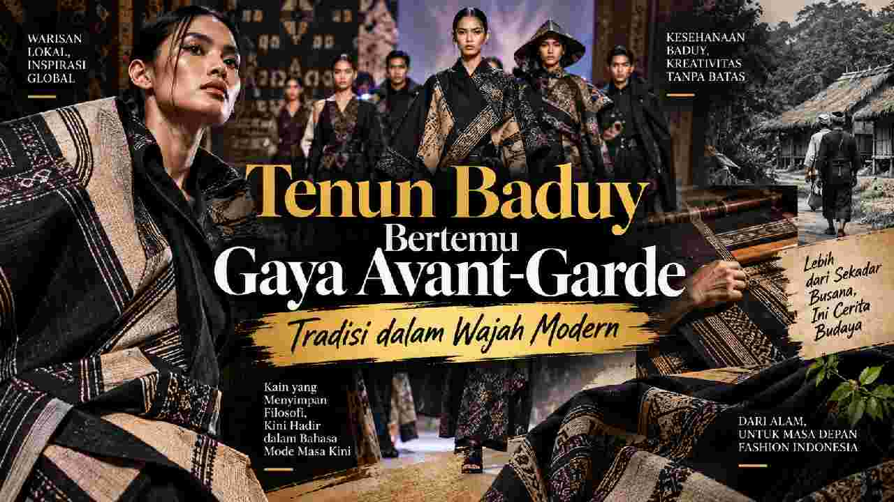 Tenun Baduy Bertemu Avant-Garde dalam Koleksi Lungsara KMK