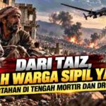 Dari Taiz, Warga Sipil Yaman Bertahan di Tengah Mortir dan Drone