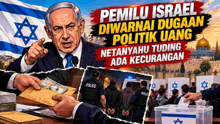 Pemilu Israel Memanas, Netanyahu Soroti Dugaan Politik Uang Jelang Perebutan Suara