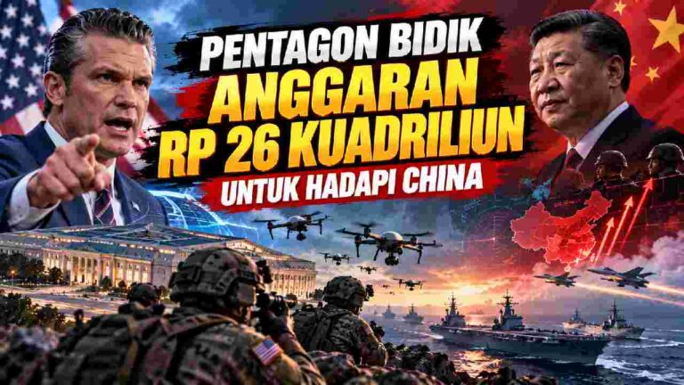 Pentagon Bidik Anggaran Rp26 Kuadriliun, Teknologi China Jadi Tantangan Utama