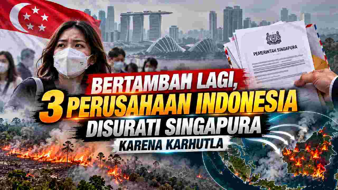 Singapura Perluas Penindakan, Tiga Perusahaan Indonesia Disurati Terkait Karhutla