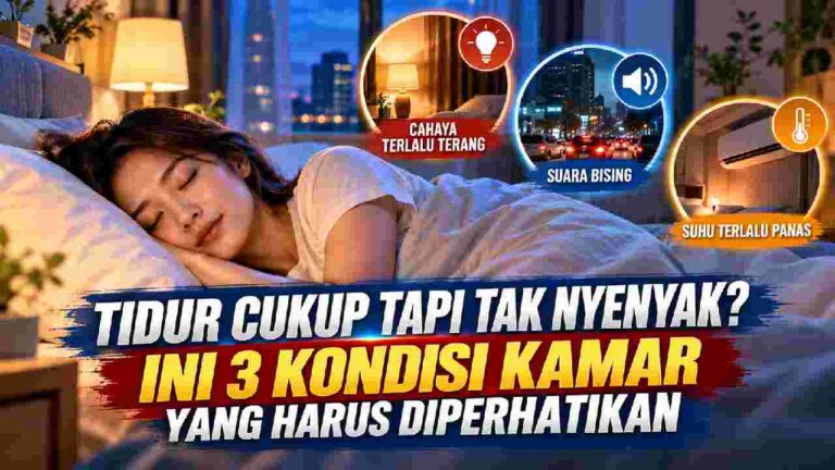 Tidur Cukup tapi Tak Nyenyak? Tiga Kondisi Kamar Ini Perlu Diperhatikan