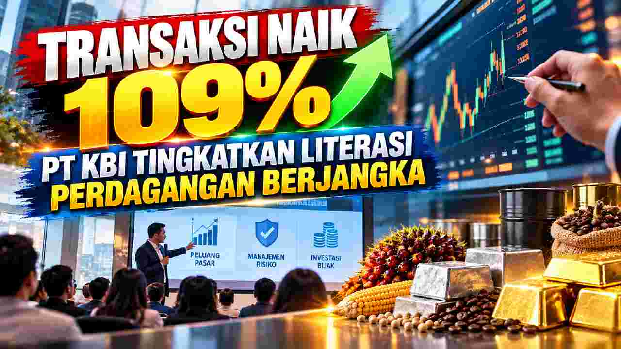 Transaksi Melonjak 109,4 Persen, KBI Perkuat Literasi Perdagangan Berjangka